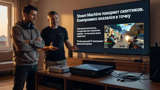 Steam Machine покоряет скептиков. Компромисс оказался в точку