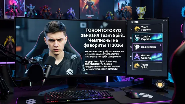 TORONTOTOKYO занизил Team Spirit. Чемпионы не фавориты TI 2026!