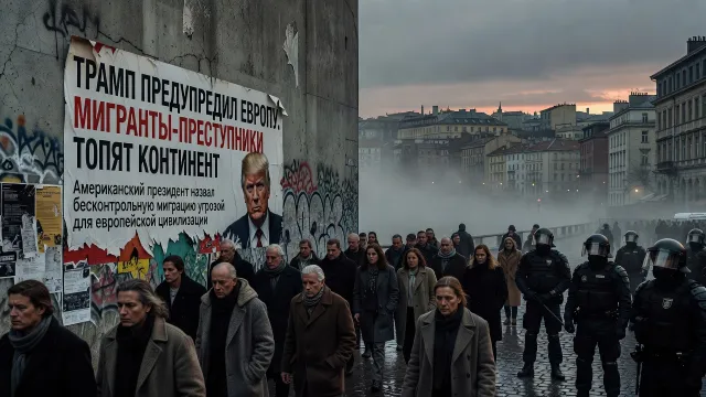 Трамп предупредил Европу. Мигранты-преступники топят континент