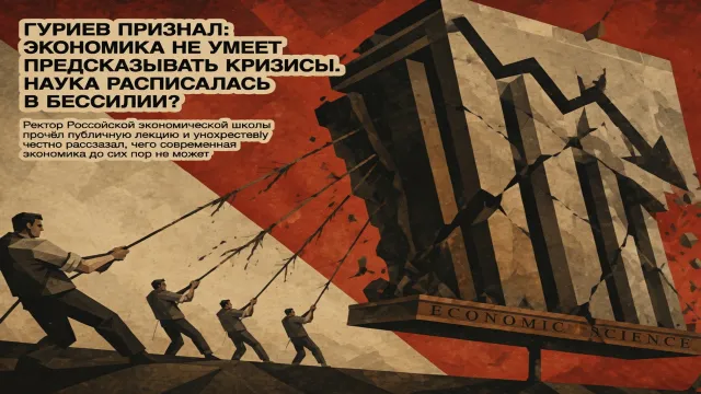 Гуриев признал: экономика не умеет предсказывать кризисы. Наука расписалась в бессилии?